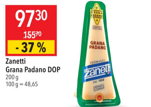 Sýr Grana Padano Zanetti