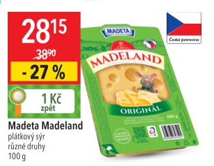 Sýr Madeland 45% Madeta