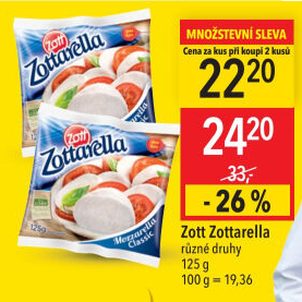 Sýr Zottarella Classic Zott