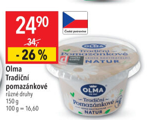 Tradiční pomazánkové Olma