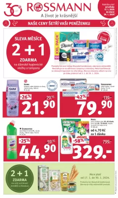 akční leták ROSSMANN drogerie 17.1.2024-30.1.2024