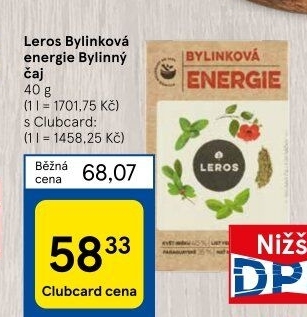 Čaj bylinný Leros