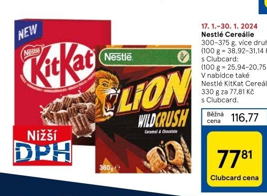 Cereálie Nestlé