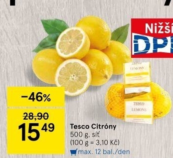 Citrony Tesco