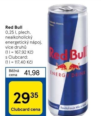 Energetický nápoj Red Bull