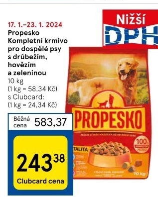 Granule pro psy Propesko