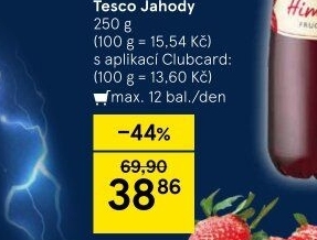 Jahody Tesco