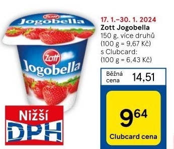 Jogurt Jogobella Zott