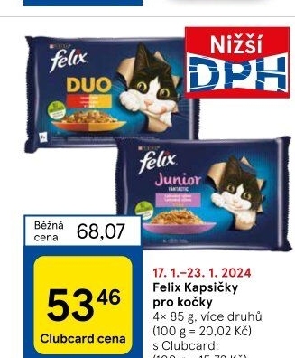 Kapsičky pro kočky Felix Purina
