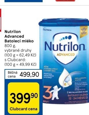 Kojenecká výživa Nutrilon Advanced