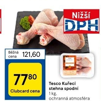 Kuřecí stehna Tesco