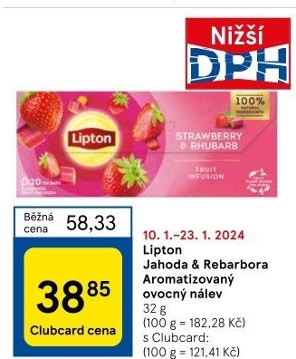 Ovocný čaj Lipton