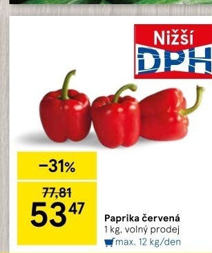 Paprika červená