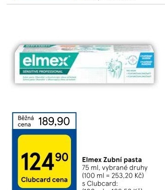 Pasty na zuby Elmex