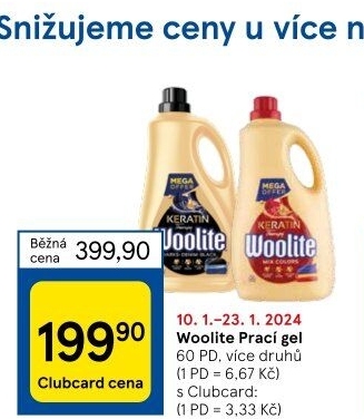 Prací gel Woolite