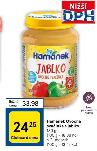 Přesnídávka ovocná Hamánek