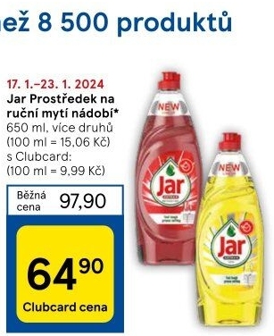 Prostředek na nádobí Jar