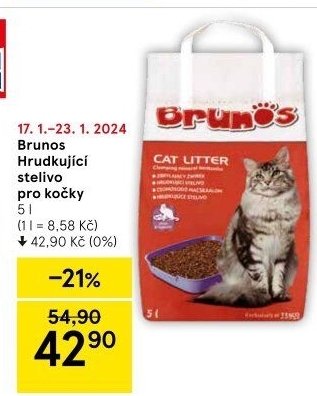 Stelivo pro kočky Brunos