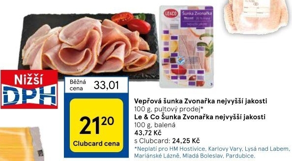 Šunka vepřová Zvonařka nejvyšší jakosti