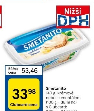 Sýr Smetanito neodolatelné Želetava