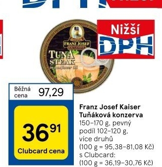 Tuňák Exclusive Franz Josef Kaiser