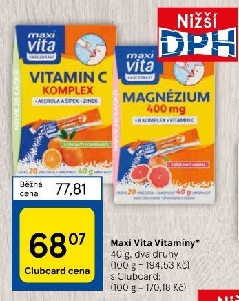 Vitamíny MaxiVita