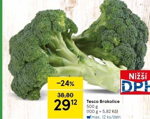 Brokolice Tesco
