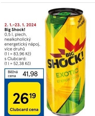 Energetický nápoj Big Shock