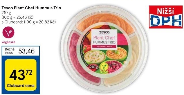 Hummus trio Tesco Plant Chef