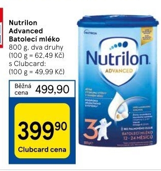Kojenecká výživa Nutrilon Advanced
