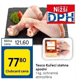 Kuřecí stehna Tesco