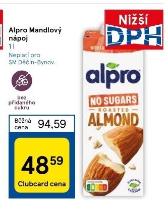Nápoj mandlový Alpro Soya