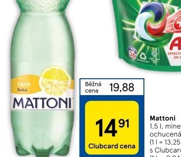 Ochucená voda Mattoni