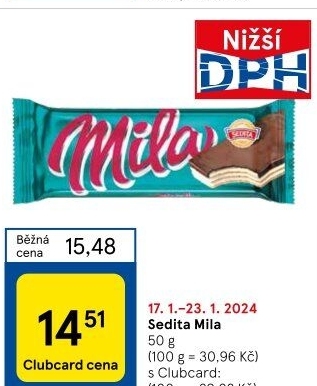 Oplatky Mila Sedita