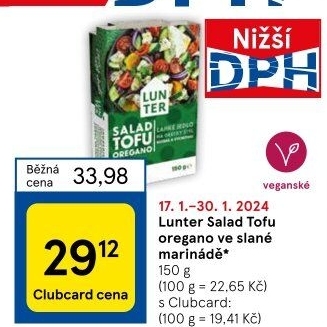 Tofu do salátu Lunter