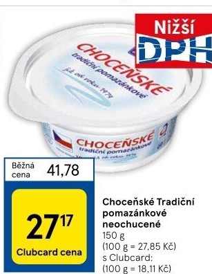 Tradiční pomazánkové Choceňské