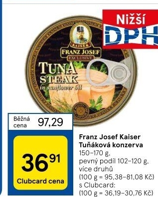 Tuňák Exclusive Franz Josef Kaiser