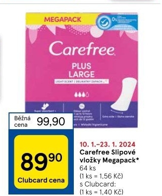 Vložky dámské slipové Carefree