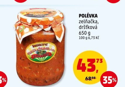 Polévka zelňačka Řeznictví Kněždub Náhlík&amp