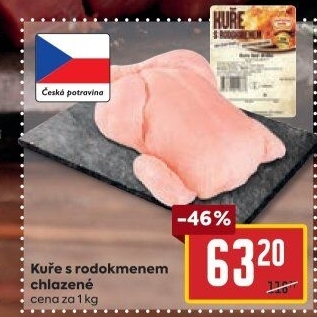Kuře s rodokmenem Vodňanské kuře