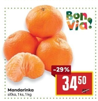 Mandarinky Billa Bonvia
