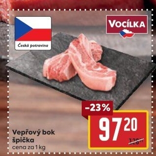 Vepřový bok špička Vocílka