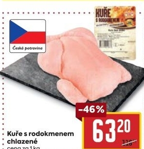 Kuře s rodokmenem Vodňanské kuře