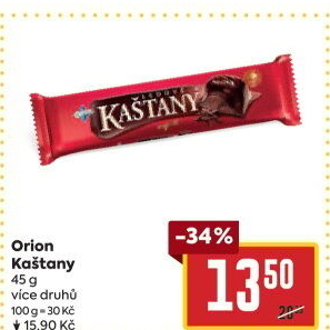 Ledové kaštany Orion