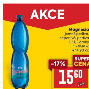 Přírodní voda Magnesia