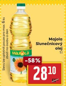 Slunečnicový olej Majola