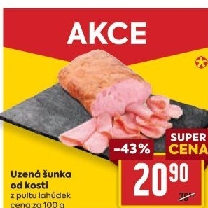 Šunka uzená od kosti