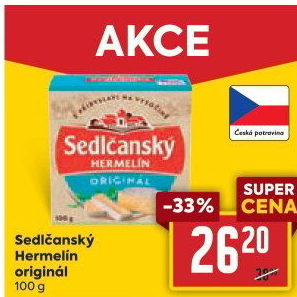 Sýr Hermelín Sedlčanský