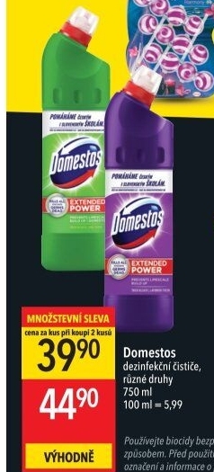 Čistič WC gelový Domestos