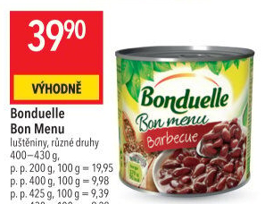 Fazole Bon Menu Bonduelle